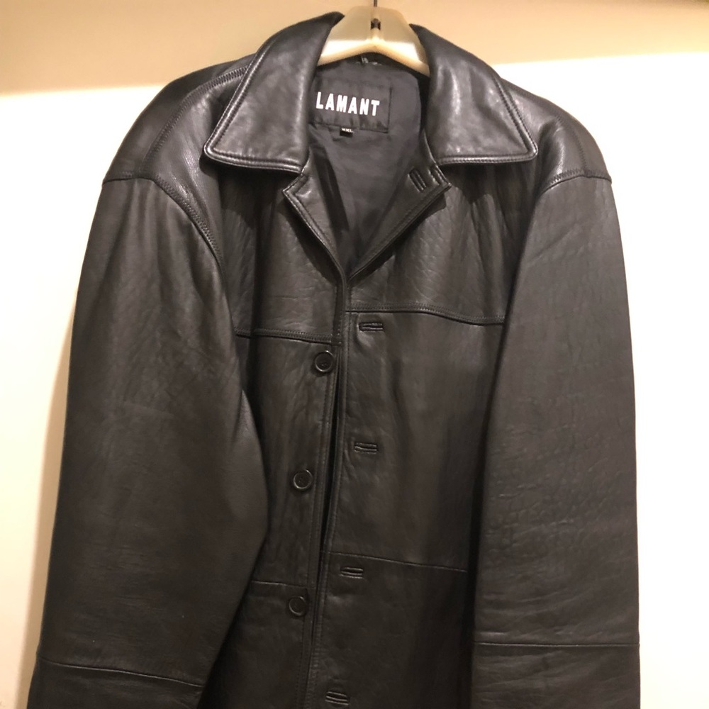 Men’s Black Leather Jacket